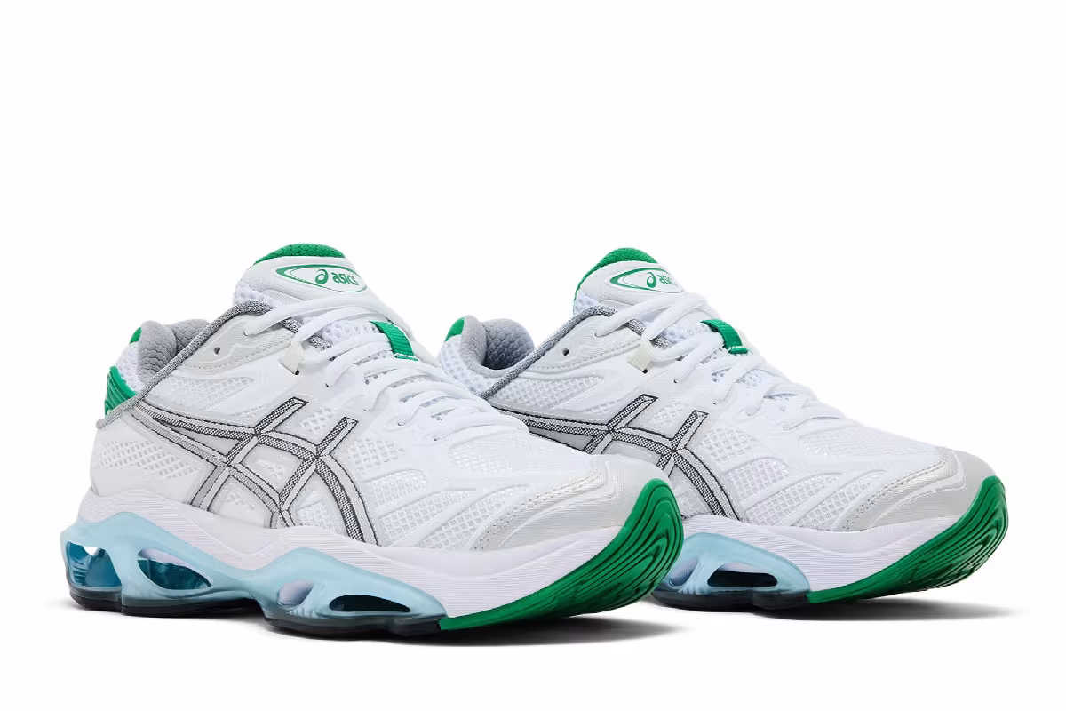 Hidden NY x ASICS Gel Kinetic 2.0 White Green Blue, view 9