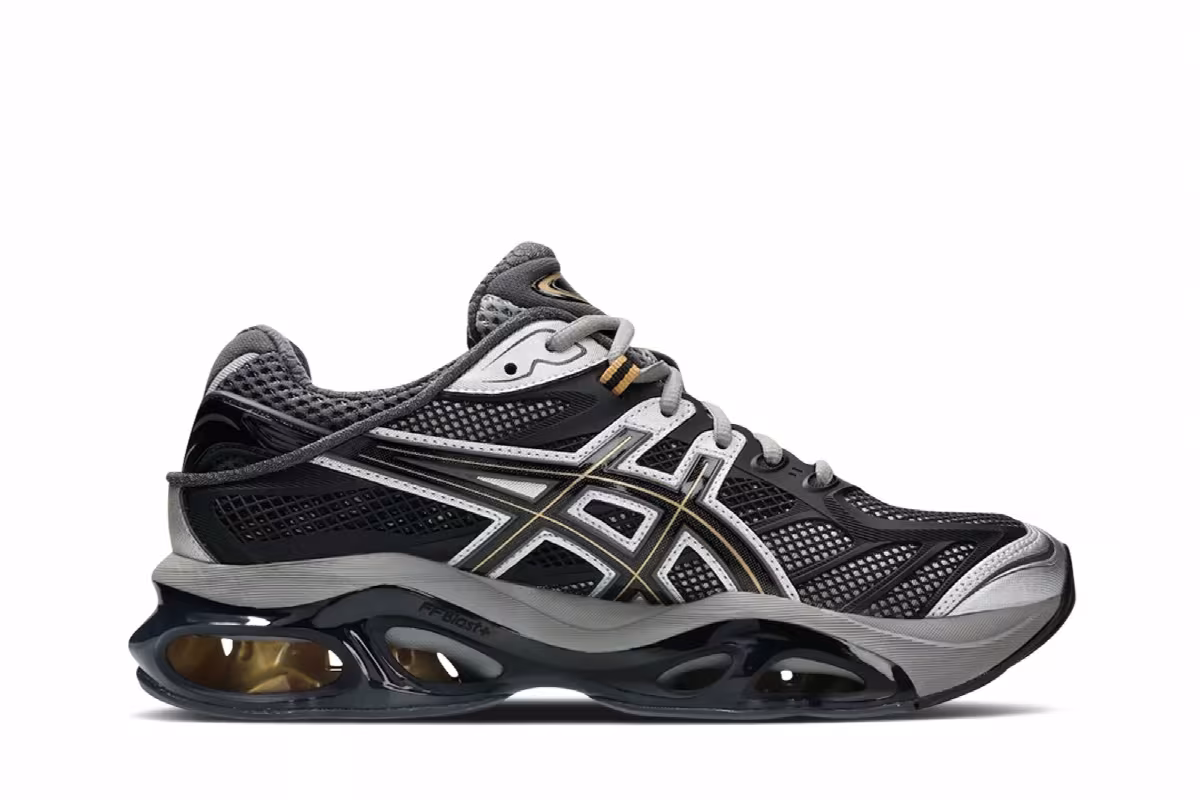 ASICS Gel Kinetic 2.0 Clay Grey Black, view 2