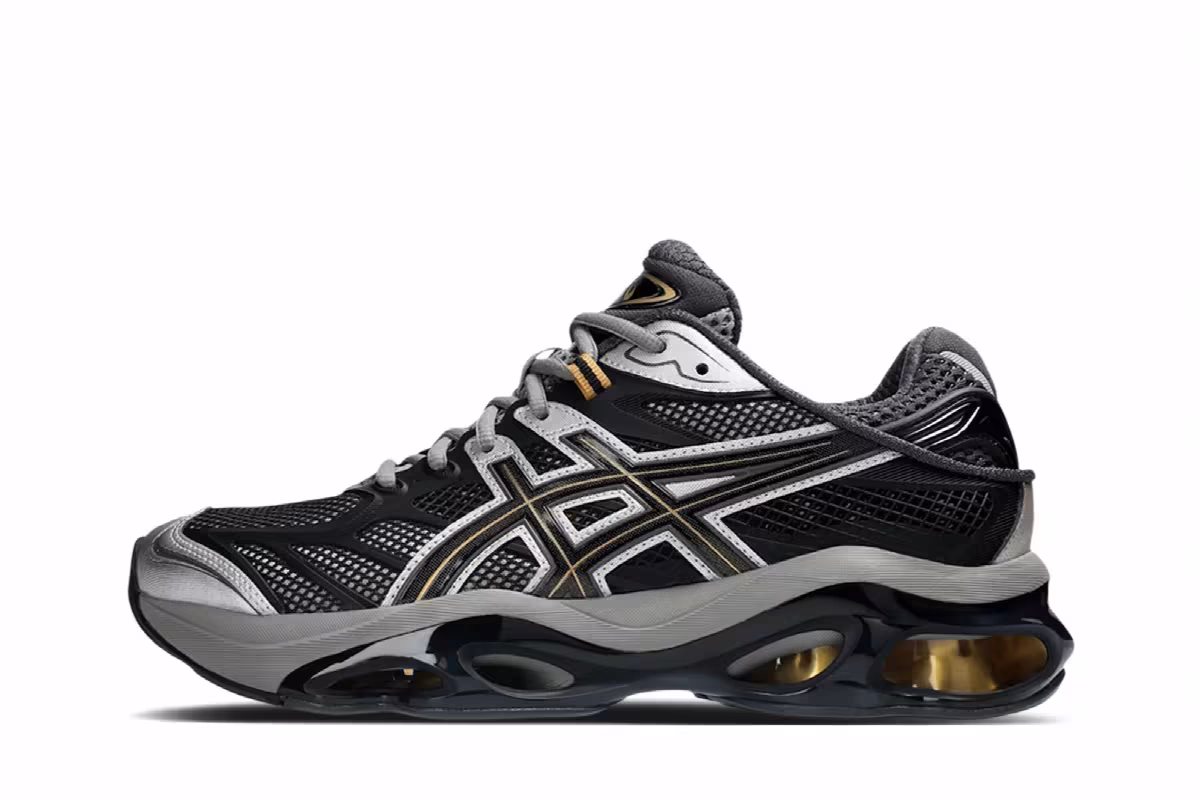 ASICS Gel Kinetic 2.0 Clay Grey Black, view 3