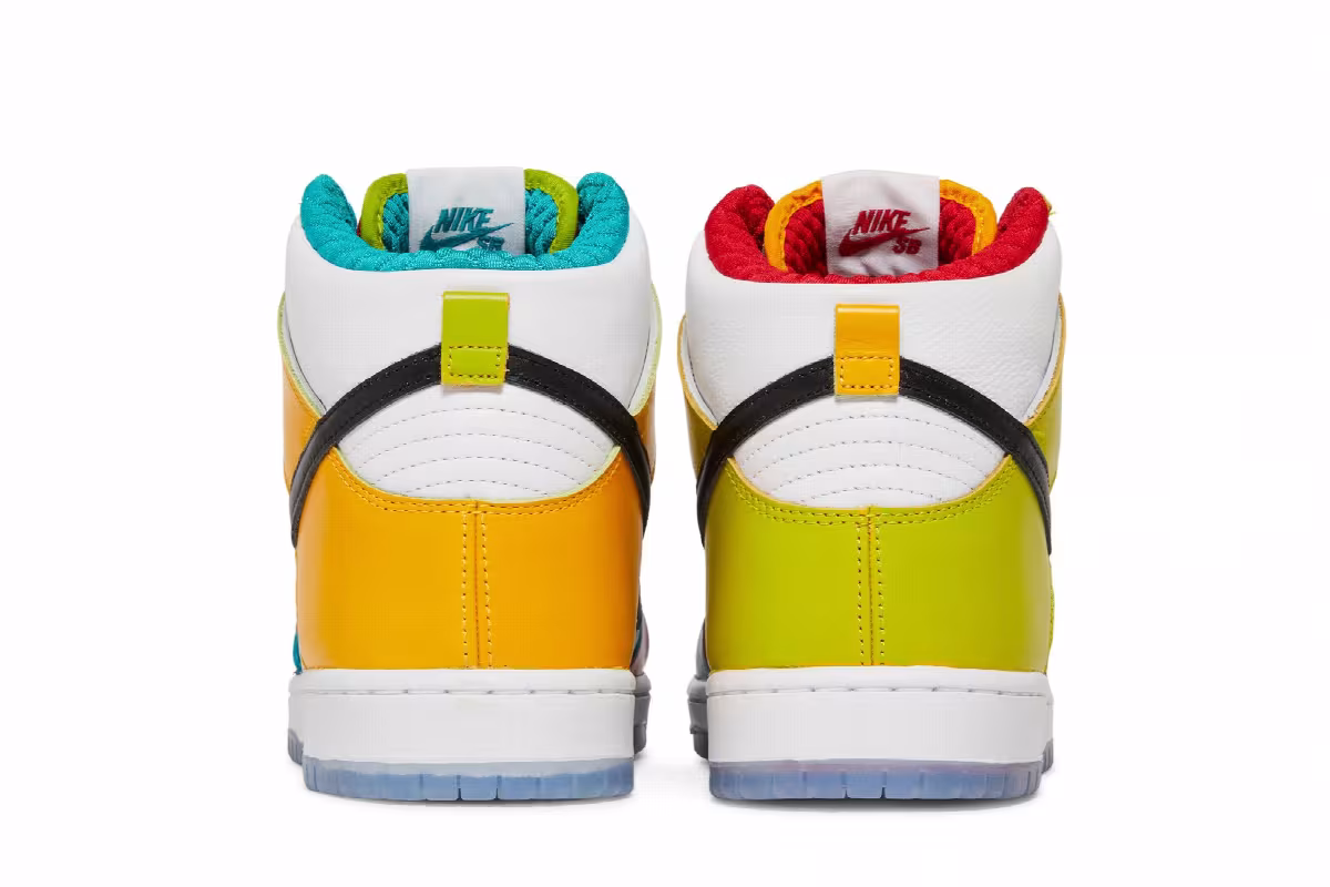 froSkate x Nike Dunk High SB All Love No Hate, view 7