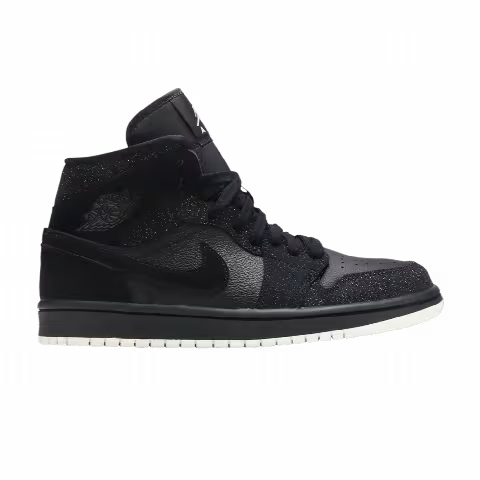 Wmns Air Jordan 1 Mid 'Black Glitter'