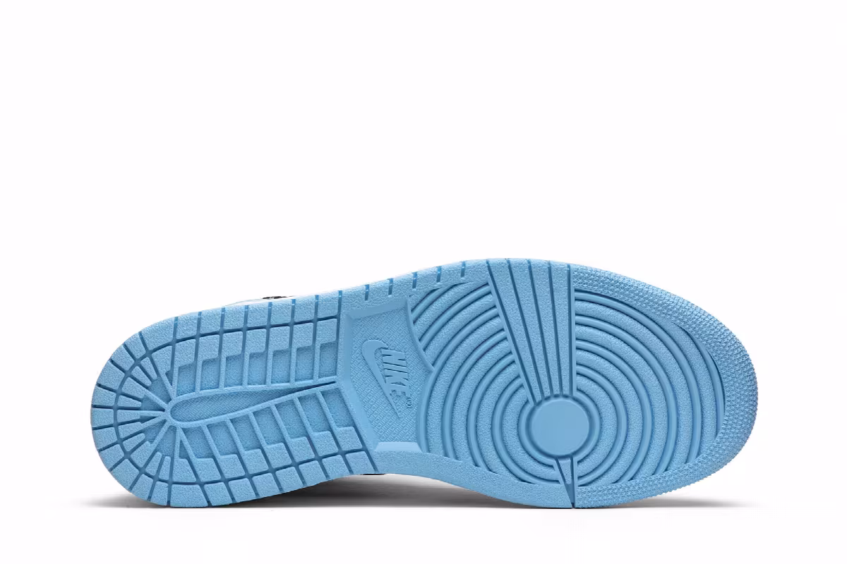 Women's Air Jordan 1 High OG Blue Chill, UNC, view 5