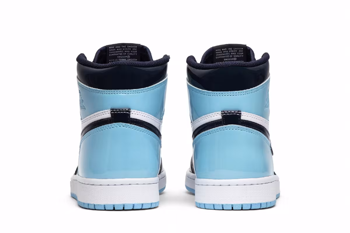 Women's Air Jordan 1 High OG Blue Chill, UNC, view 7