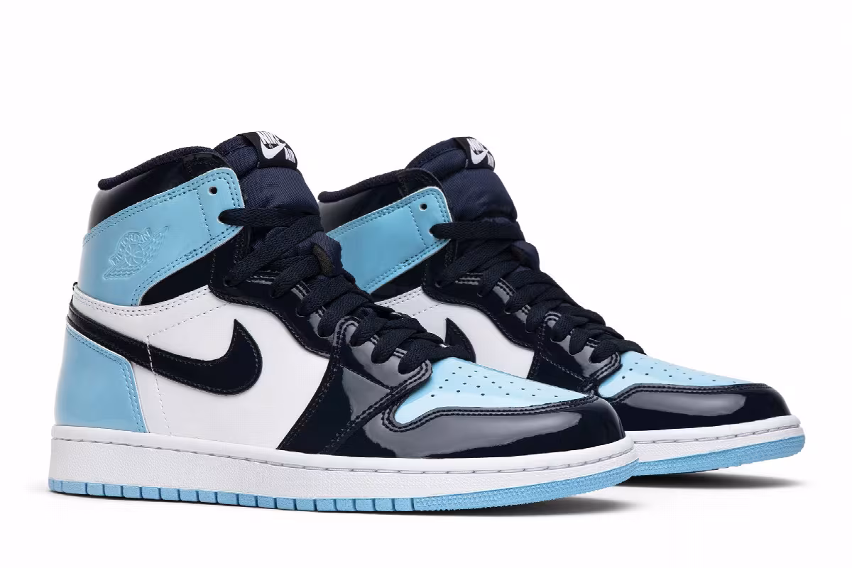 Women's Air Jordan 1 High OG Blue Chill, UNC, view 9