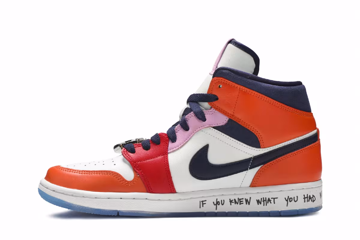 Melody Ehsani x Women's Air Jordan 1 Mid Fearless, view 4