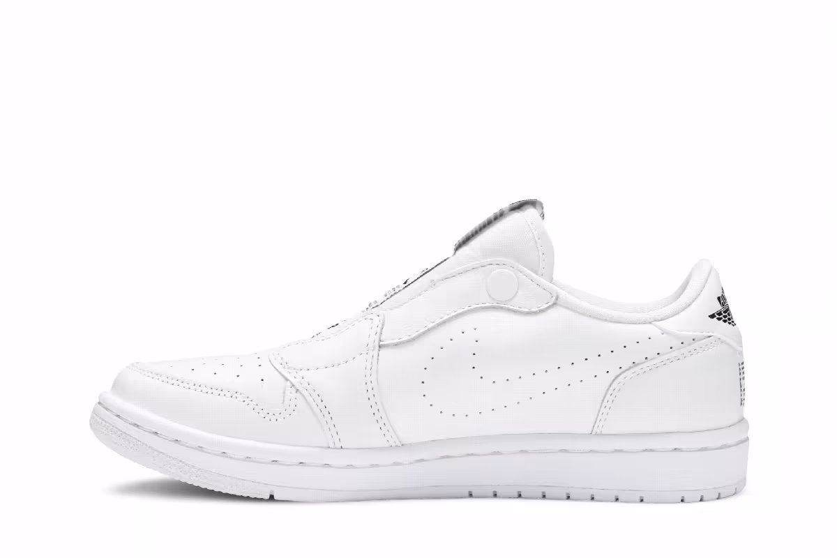 Women's Air Jordan 1 Low Slip White, view 4