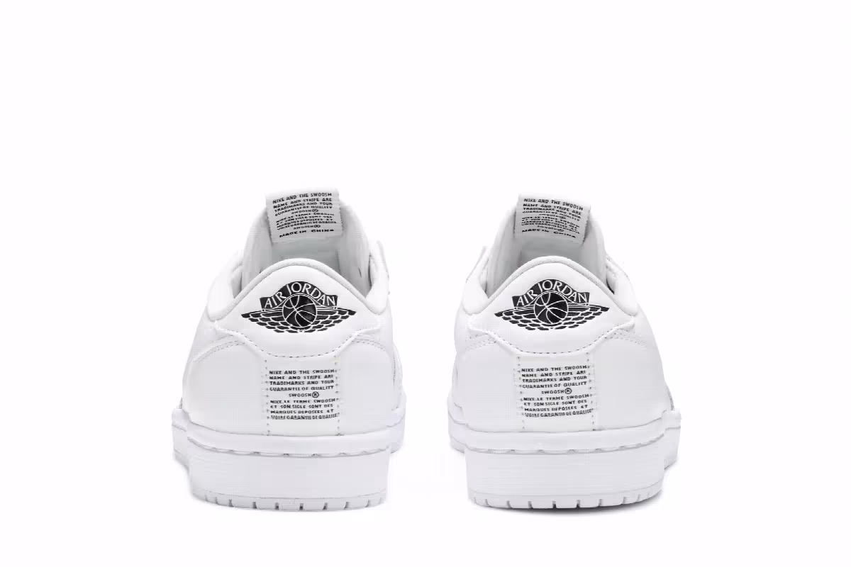 Women's Air Jordan 1 Low Slip White, view 7