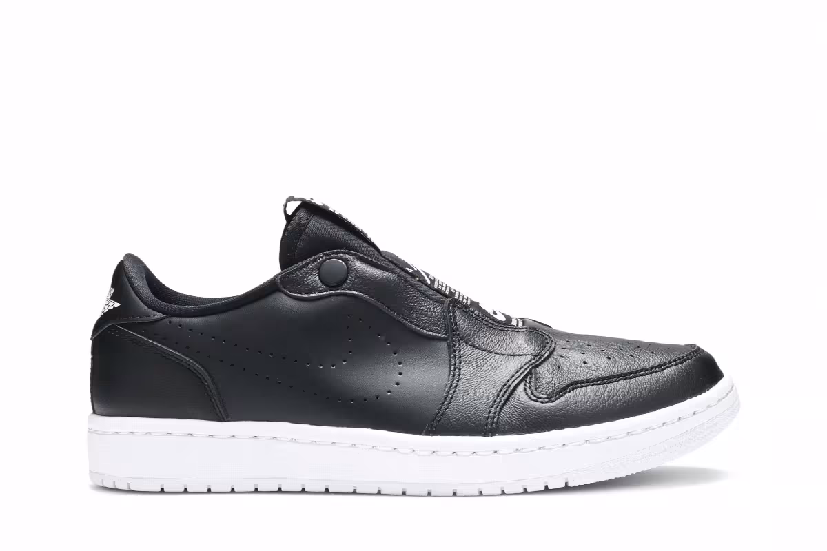 Women's Air Jordan 1 Low Slip Black, view 2
