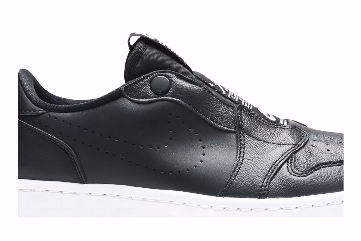 Women's Air Jordan 1 Low Slip Black, view 3