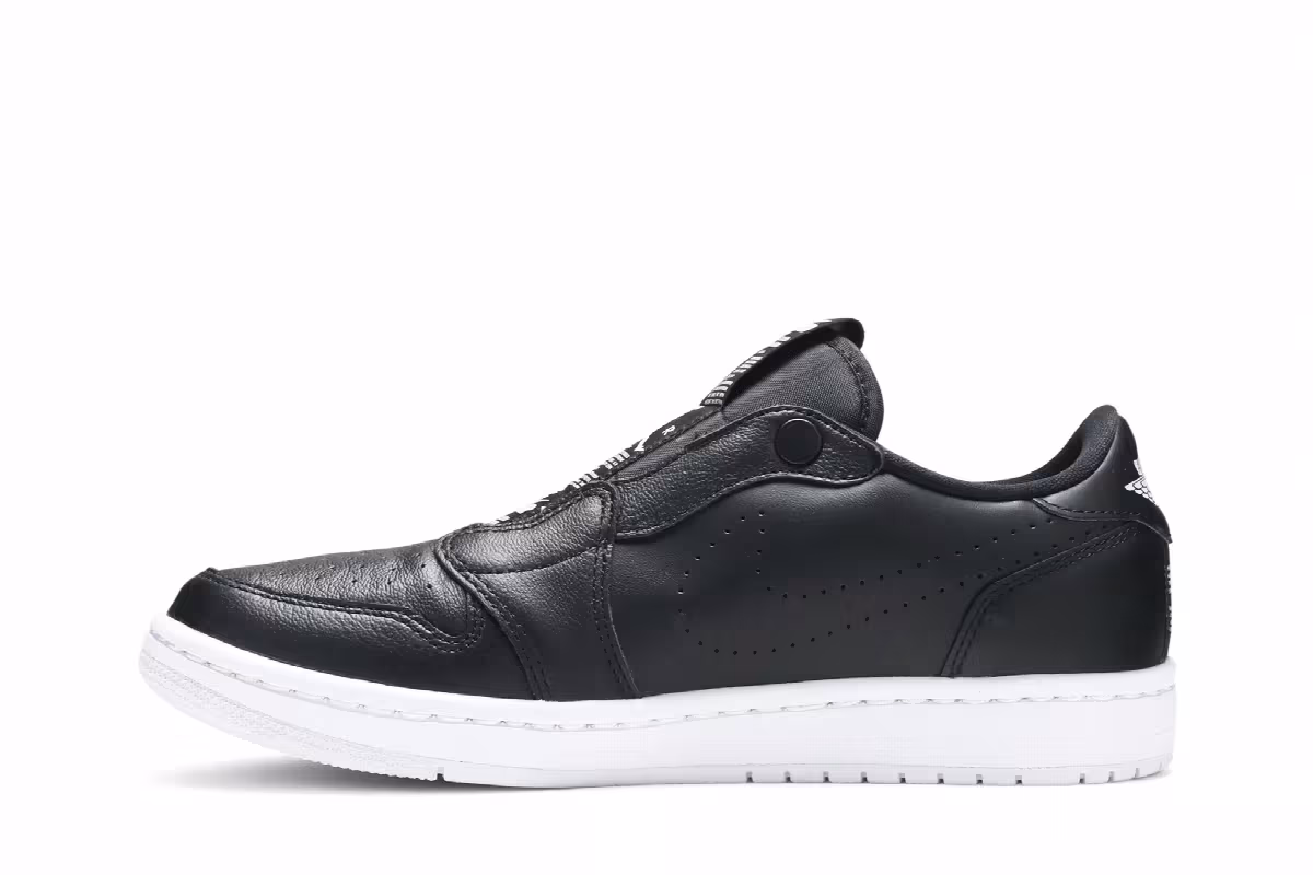 Women's Air Jordan 1 Low Slip Black, view 4