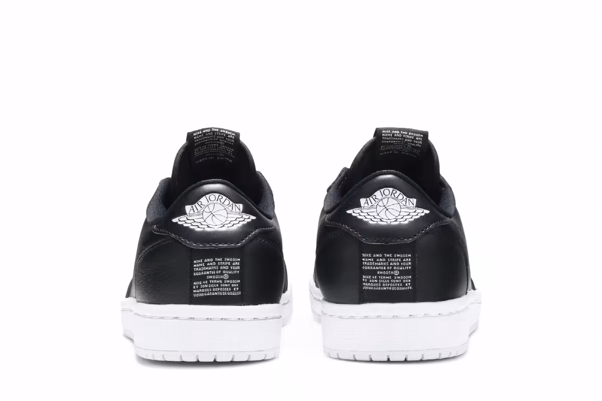 Women's Air Jordan 1 Low Slip Black, view 7