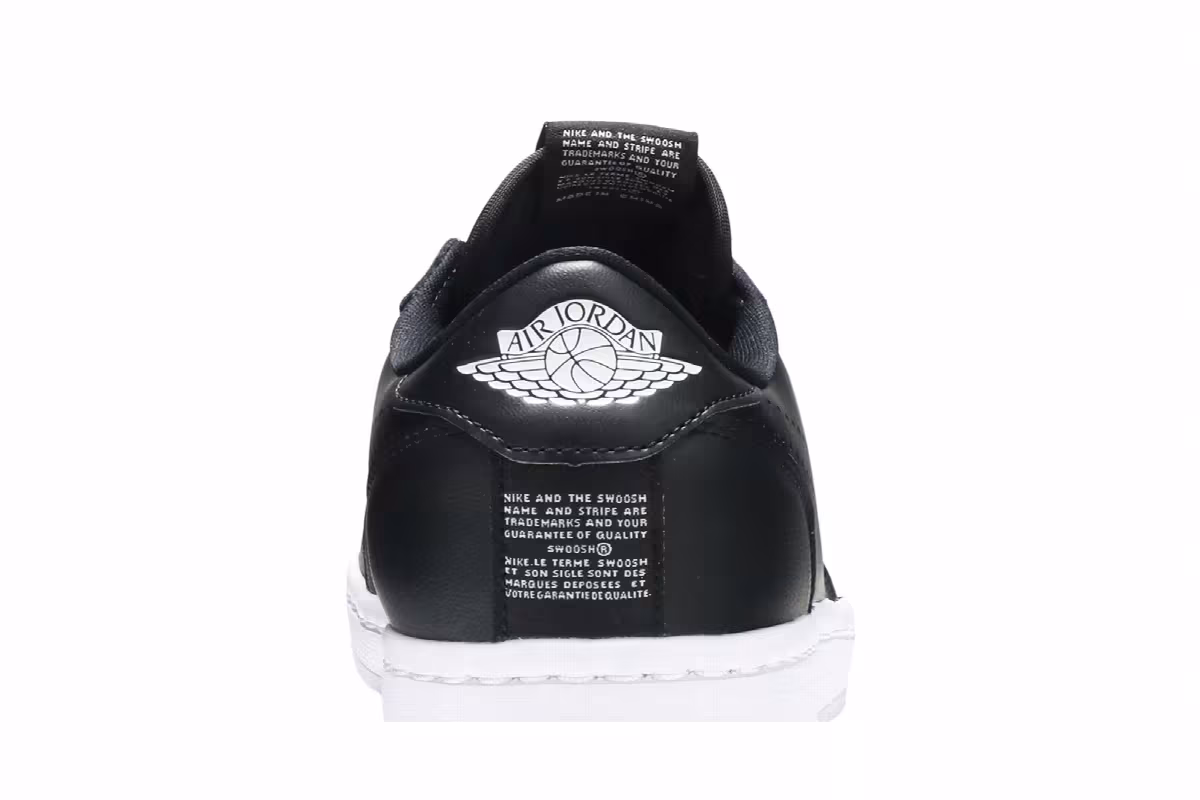 Women's Air Jordan 1 Low Slip Black, view 8