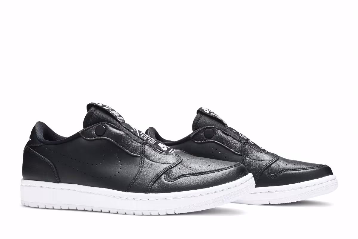 Women's Air Jordan 1 Low Slip Black, view 9