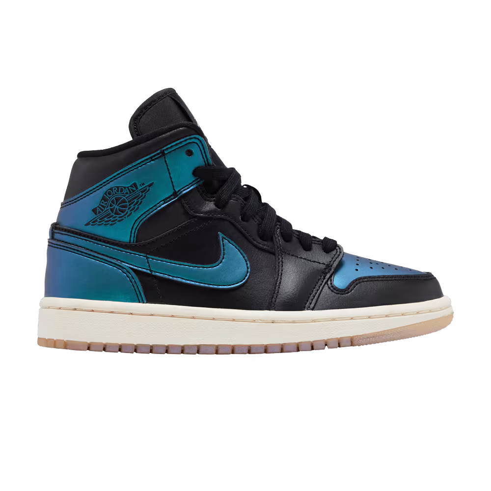 Women's Air Jordan 1 Mid Metallic Turquoise