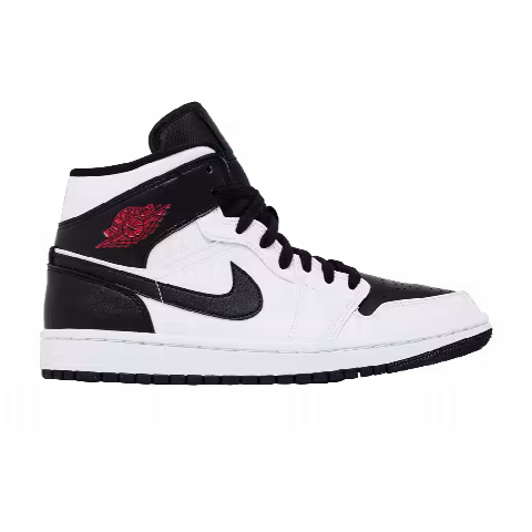 Wmns Air Jordan 1 Mid 'White Black'