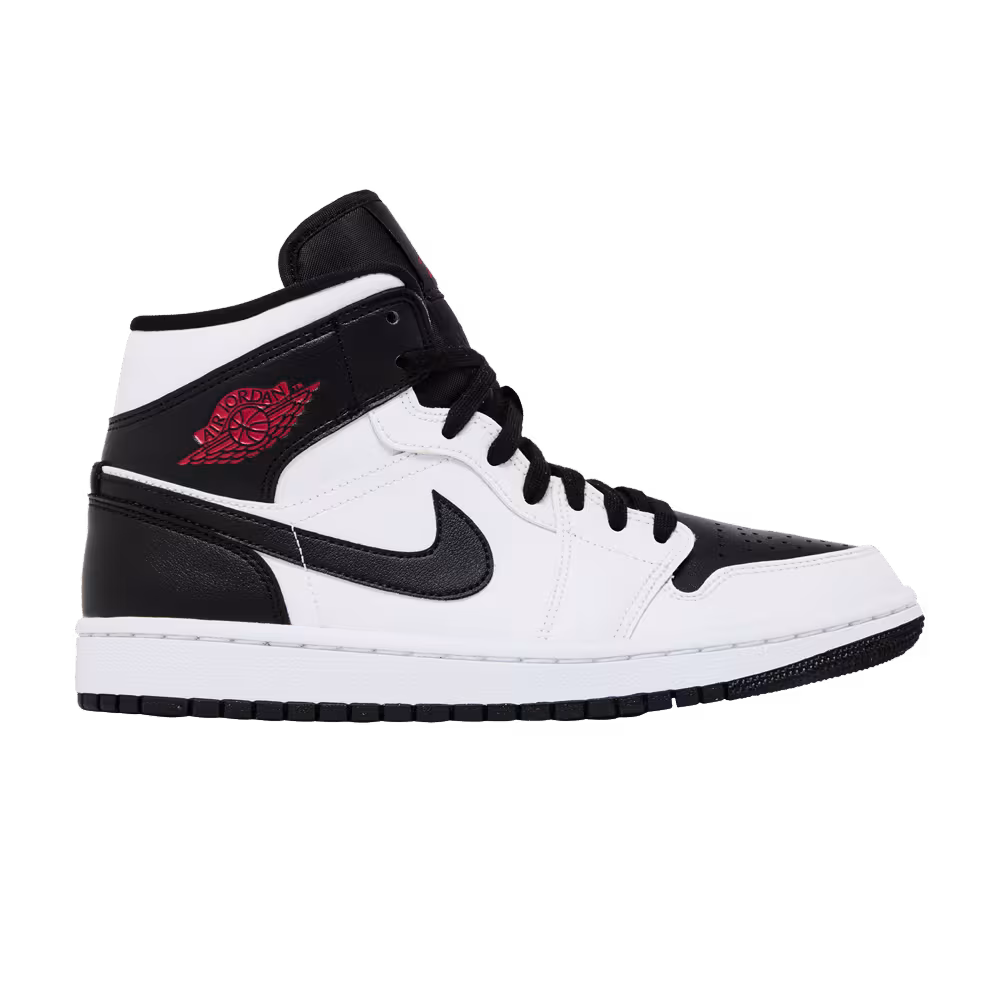Women's Air Jordan 1 Mid White Black