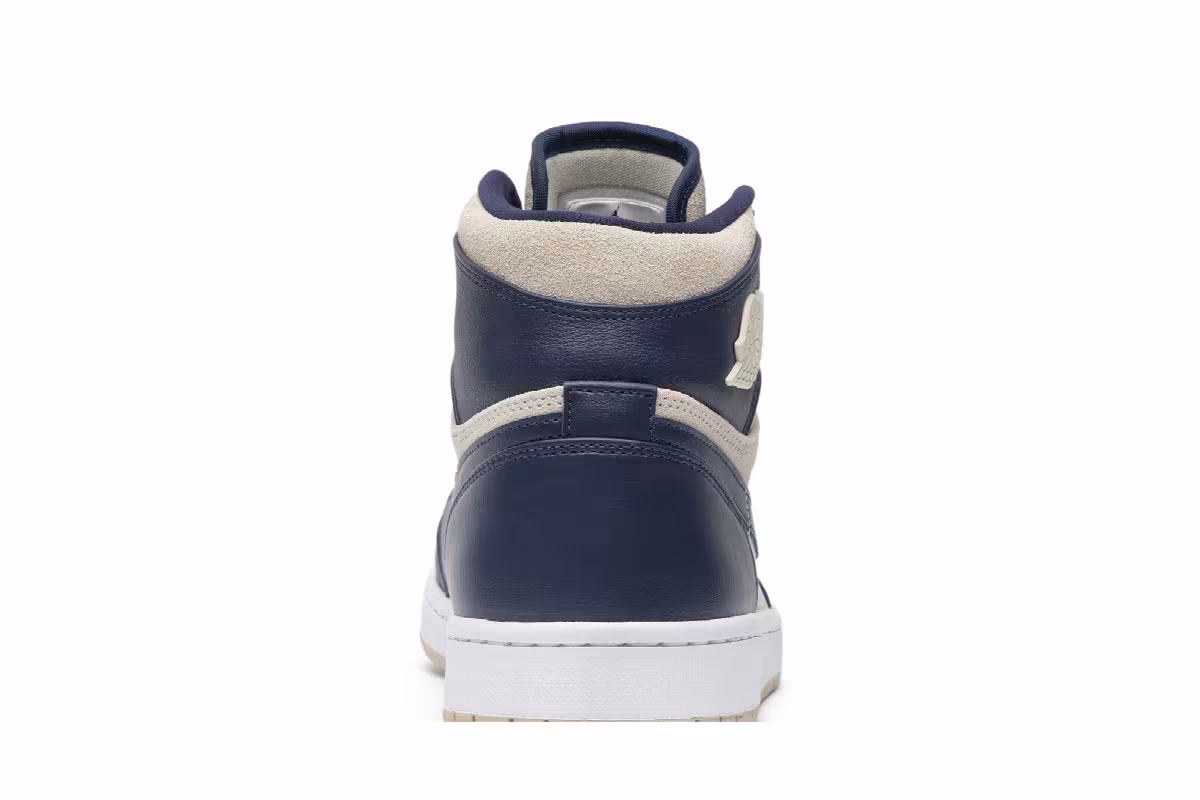 Women's Air Jordan 1 High Navy Cream, view 8