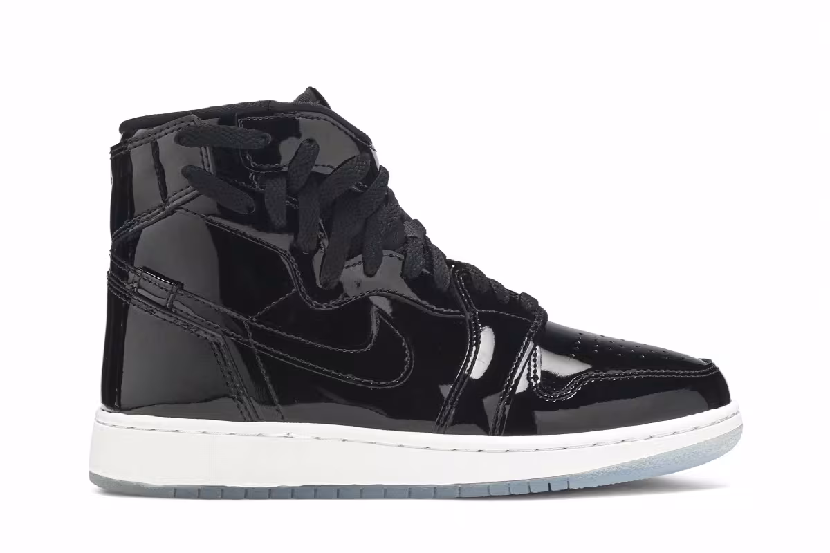Women's Air Jordan 1 Rebel XX Black Patent, view 2