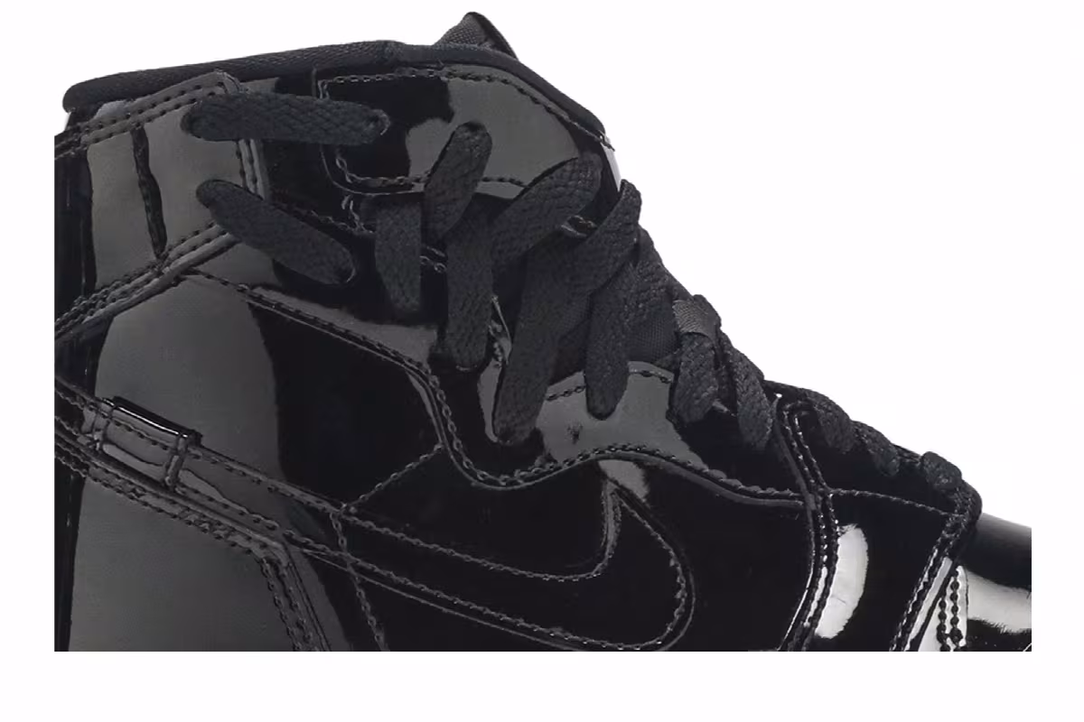 Women's Air Jordan 1 Rebel XX Black Patent, view 3