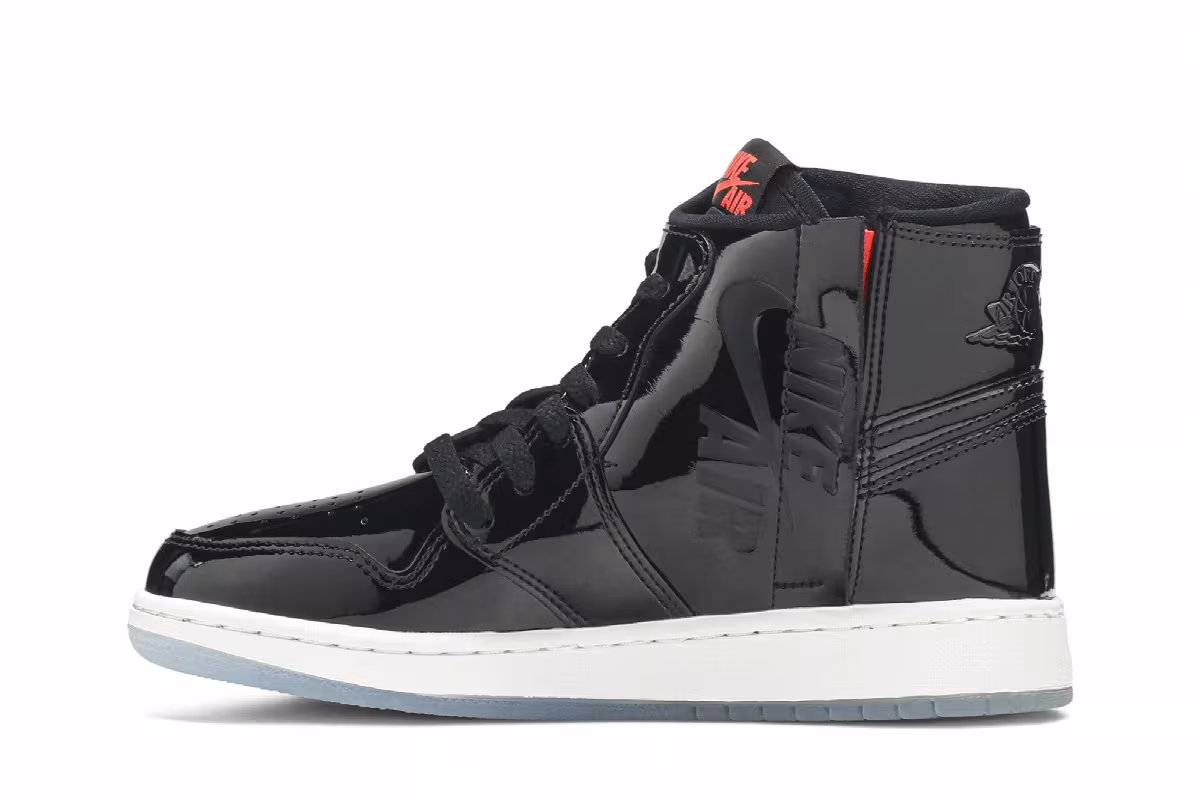 Women's Air Jordan 1 Rebel XX Black Patent, view 4