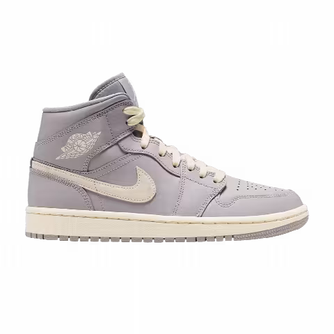 Wmns Air Jordan 1 Mid 'Grey Light Bone'