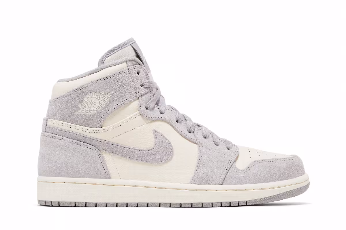 Women's Air Jordan 1 High Premium Atmosphere Grey, view 2