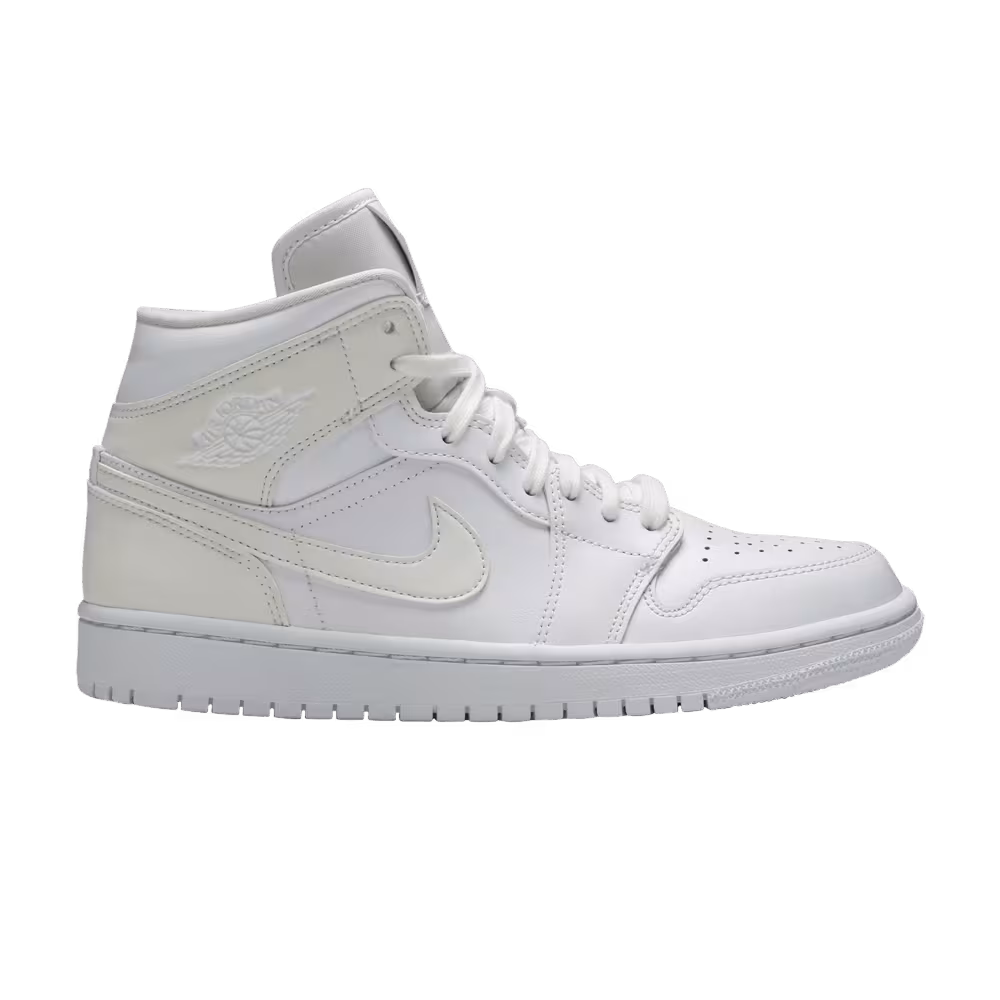 Women's Air Jordan 1 Mid White Ivory