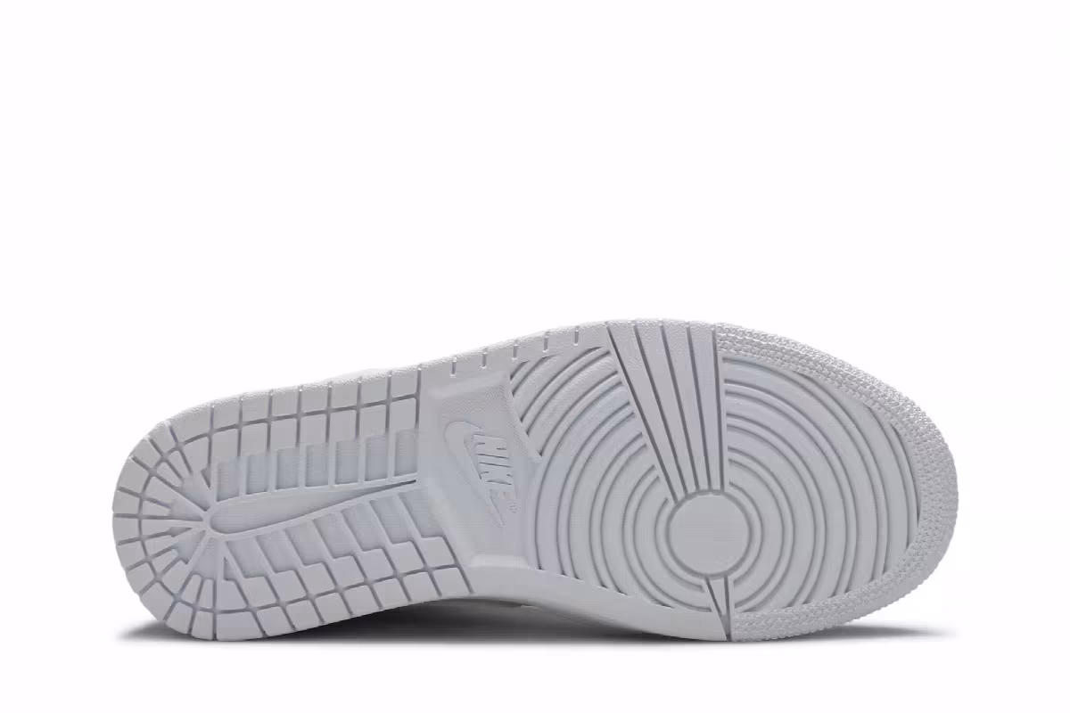 Women's Air Jordan 1 Mid White Ivory, view 5