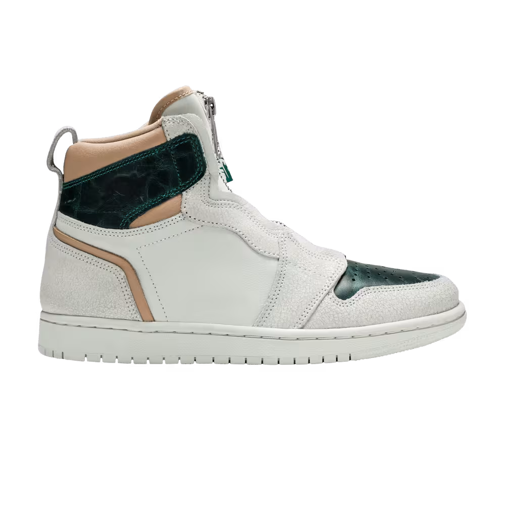 Women's Air Jordan 1 High Zip Mystic Green