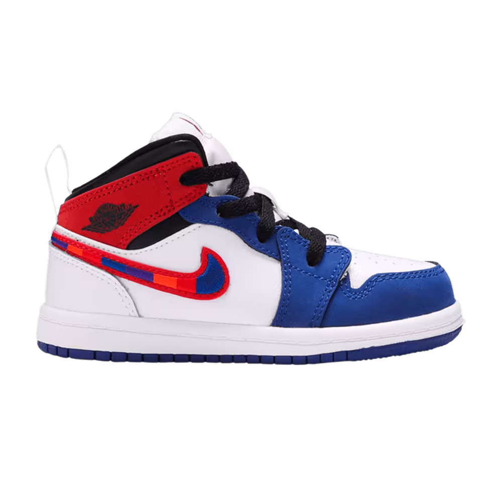 Air Jordan 1 Mid SE TD Multicolored Swoosh
