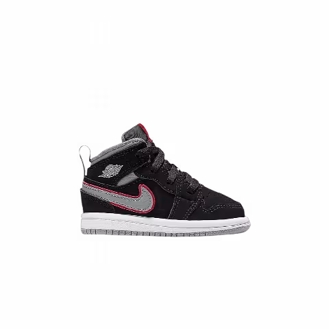 Air Jordan 1 Mid TD 'Black Particle Grey'
