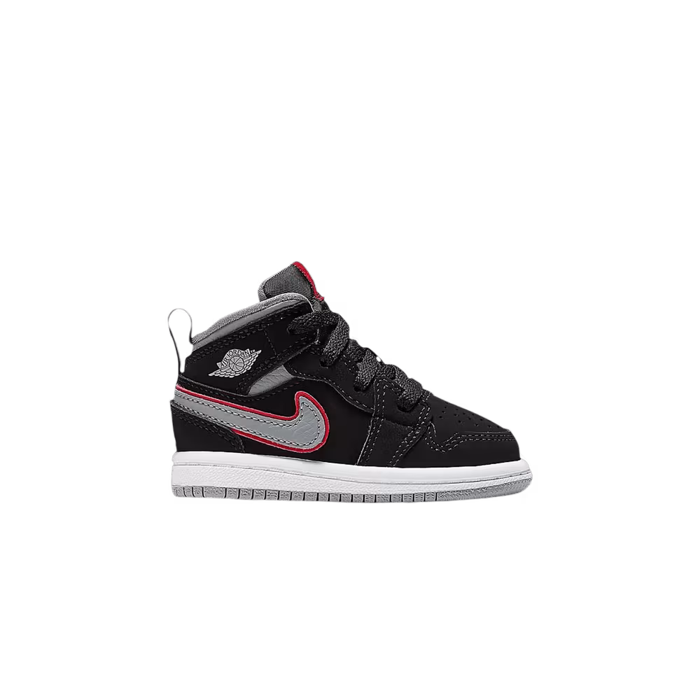 Air Jordan 1 Mid TD Black Particle Grey