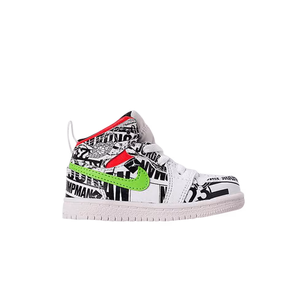 Air Jordan 1 Mid TD Over-Print Logos