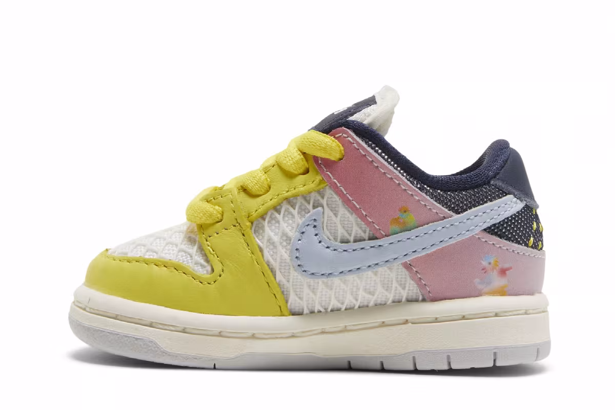 Xavier Schipani x Nike Dunk Low SB TD Be True - Trans Joy, view 4