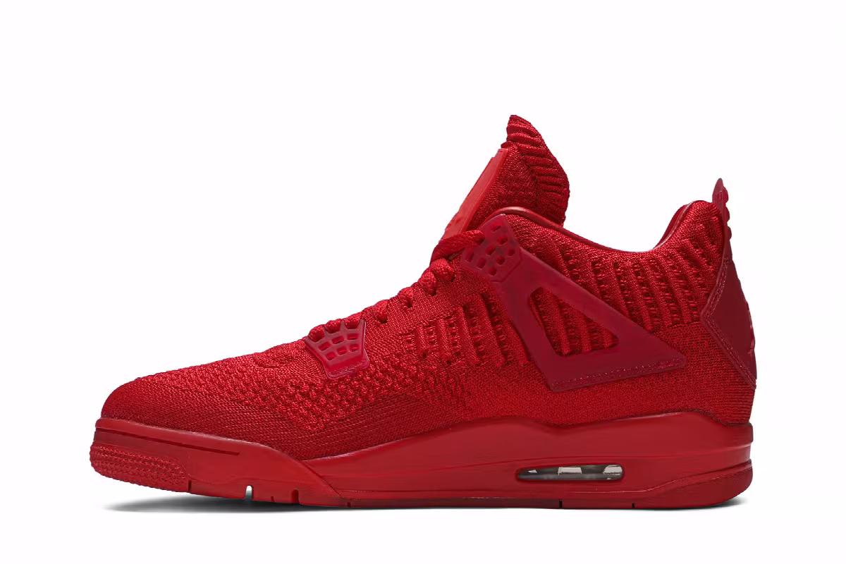Air Jordan 4 Flyknit University Red, view 4