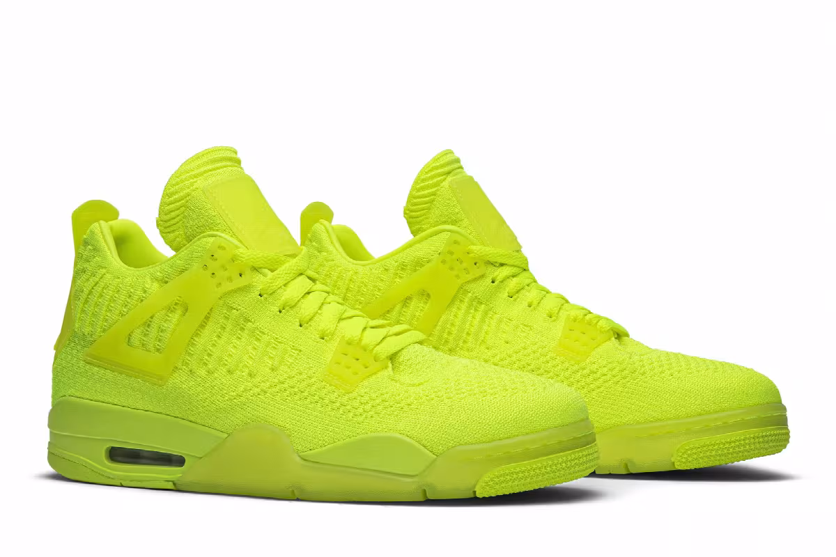 Air Jordan 4 Flyknit Volt, view 9