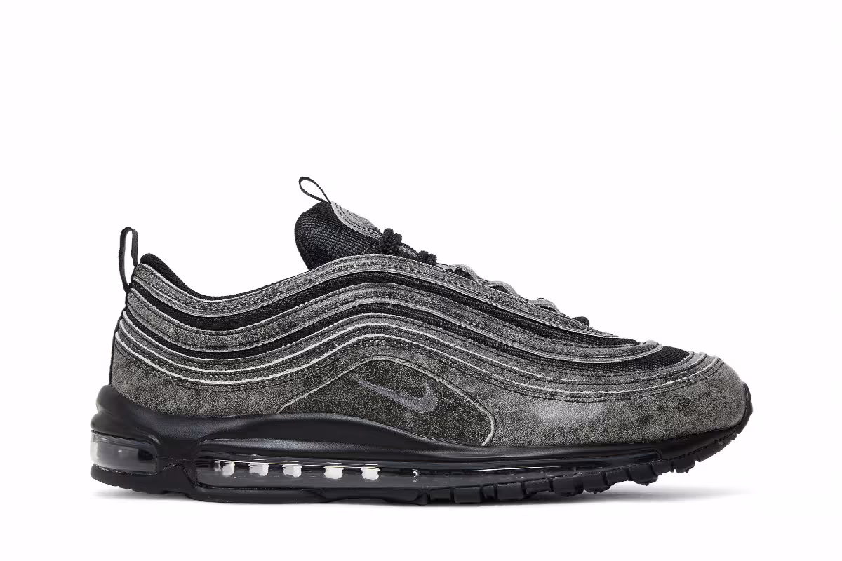 Comme des Garçons Homme Plus x Nike Air Max 97 Black, view 2