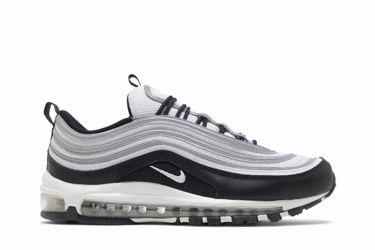 Nike Air Max 97 Black Metallic Silver, view 2