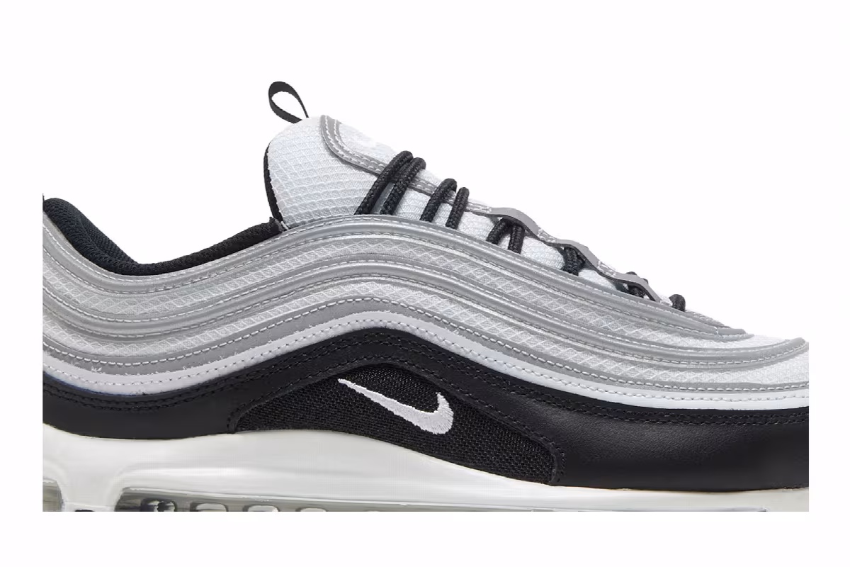 Nike Air Max 97 Black Metallic Silver, view 3