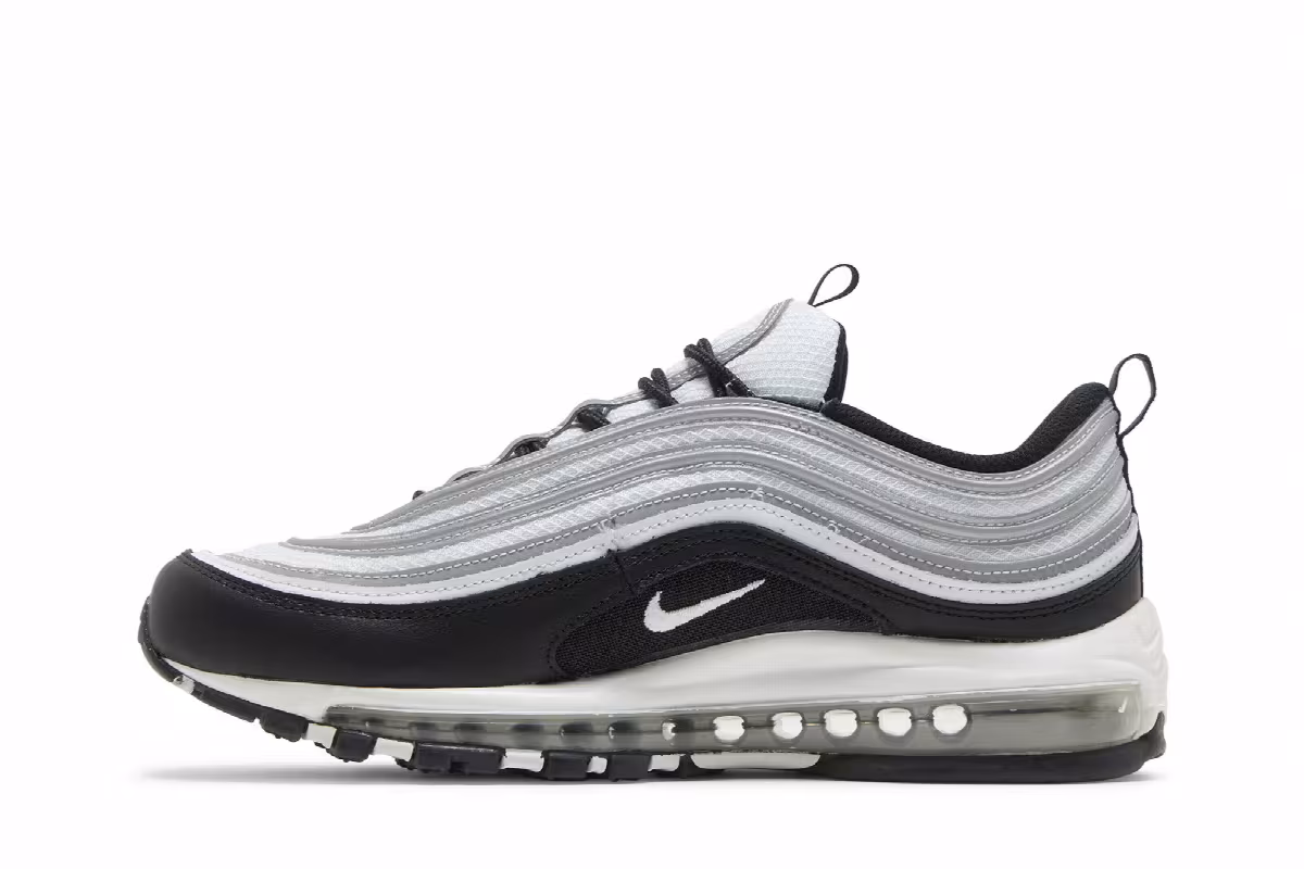 Nike Air Max 97 Black Metallic Silver, view 4