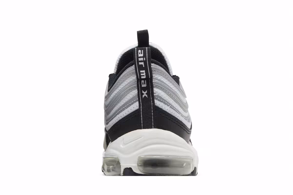 Nike Air Max 97 Black Metallic Silver, view 8