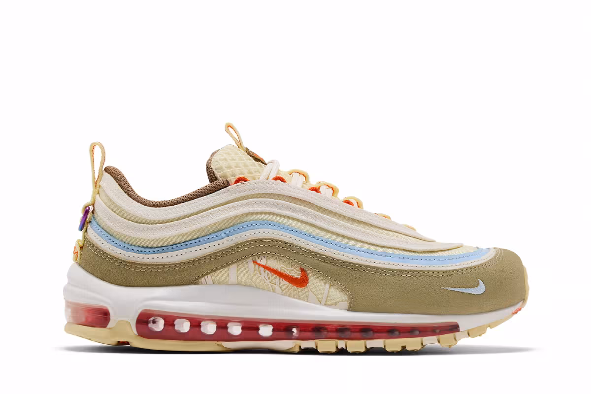 Nike Air Max 97 Alabaster Safety Orange, view 2