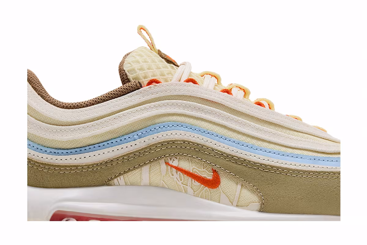 Nike Air Max 97 Alabaster Safety Orange, view 3