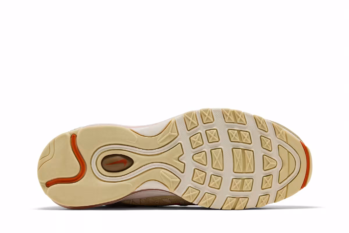 Nike Air Max 97 Alabaster Safety Orange, view 5