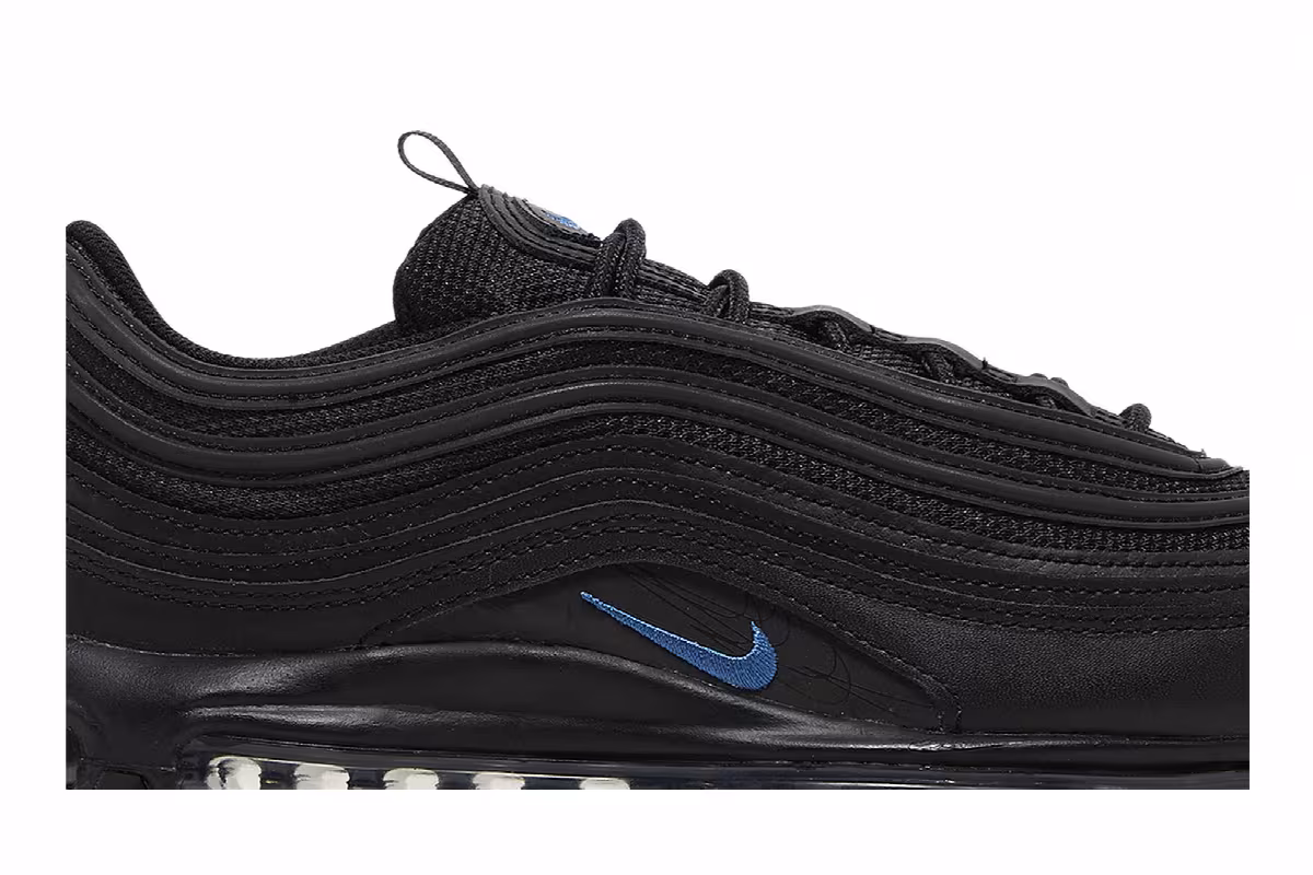 Nike Air Max 97 Black Dark Marina Blue, view 3