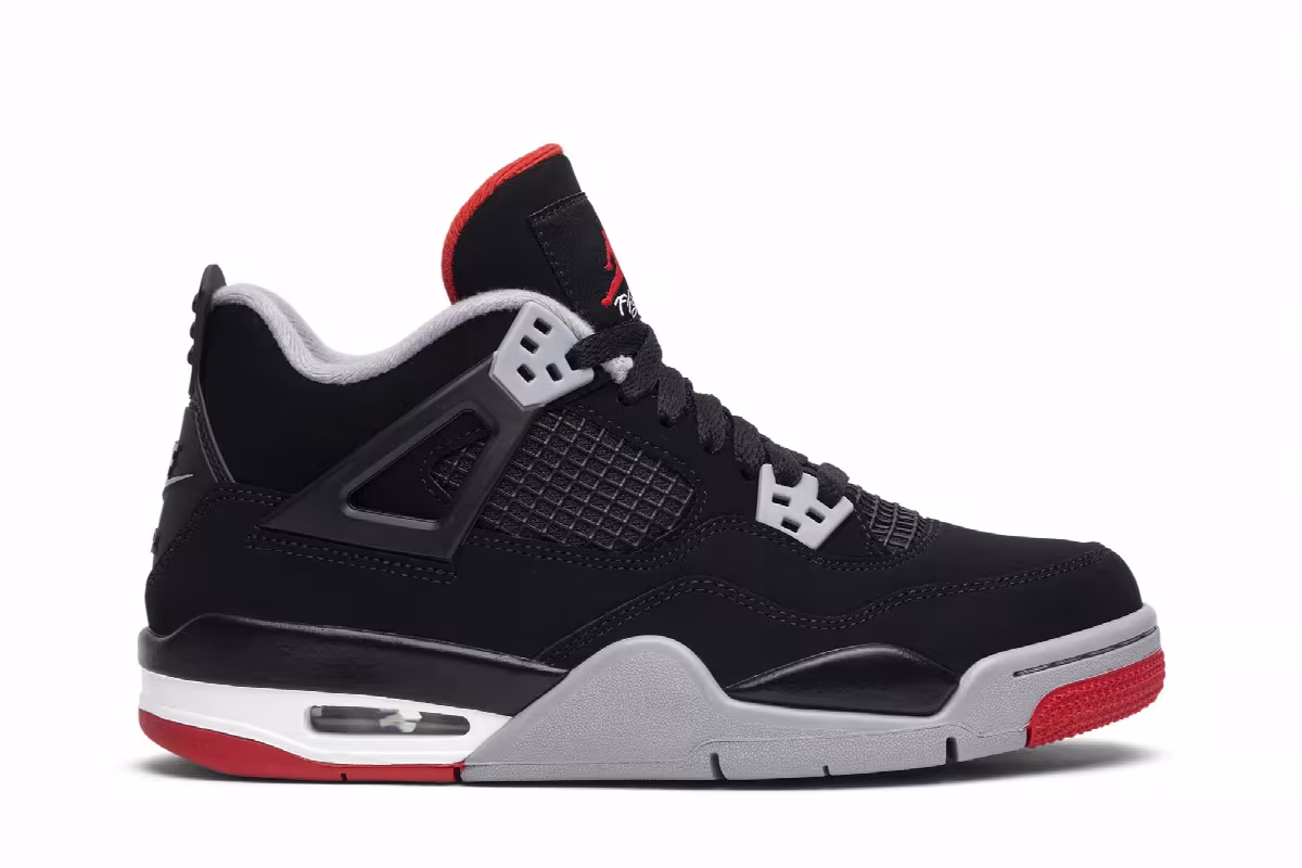 Air Jordan 4 OG GS Bred 2019, view 2