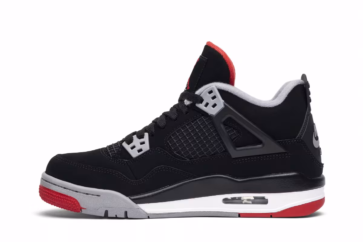 Air Jordan 4 OG GS Bred 2019, view 4