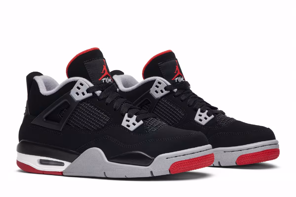Air Jordan 4 OG GS Bred 2019, view 9