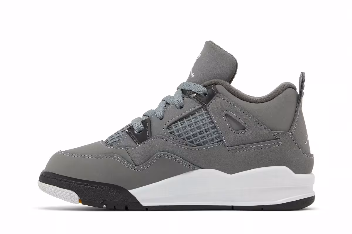 Air Jordan 4 TD Cool Grey 2019, view 4