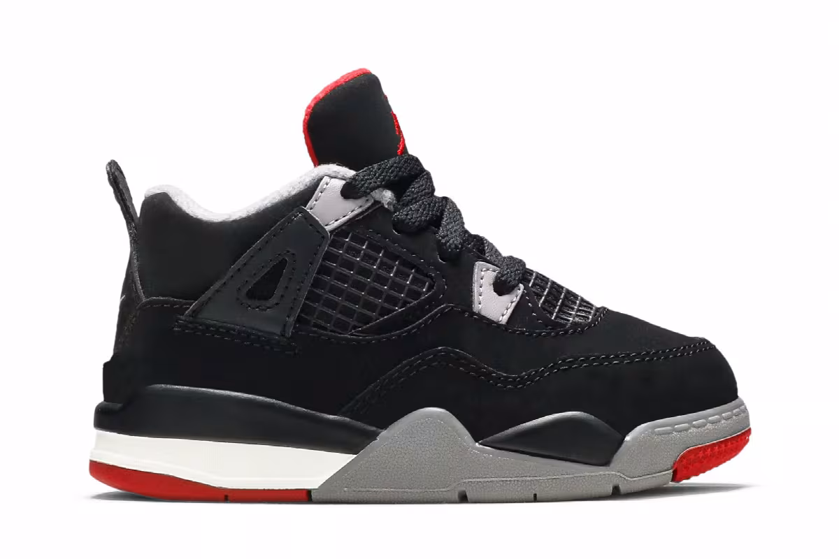 Air Jordan 4 OG TD Bred 2019, view 2